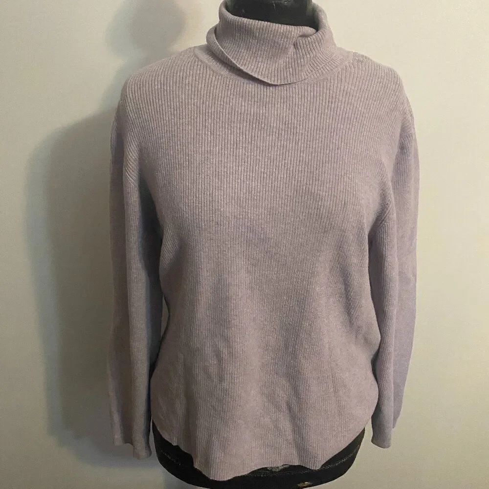 Old Navy Lavender Knit turtleneck sweater, size XXL